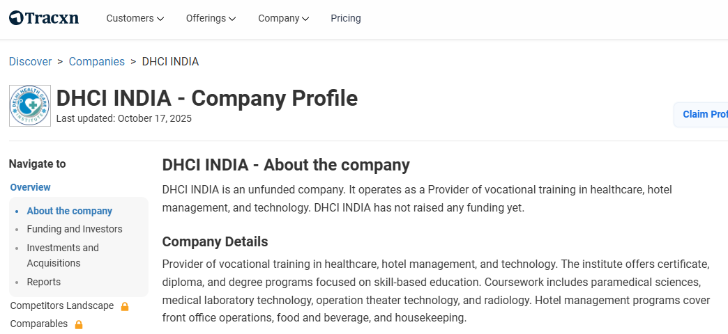 About Company Profile