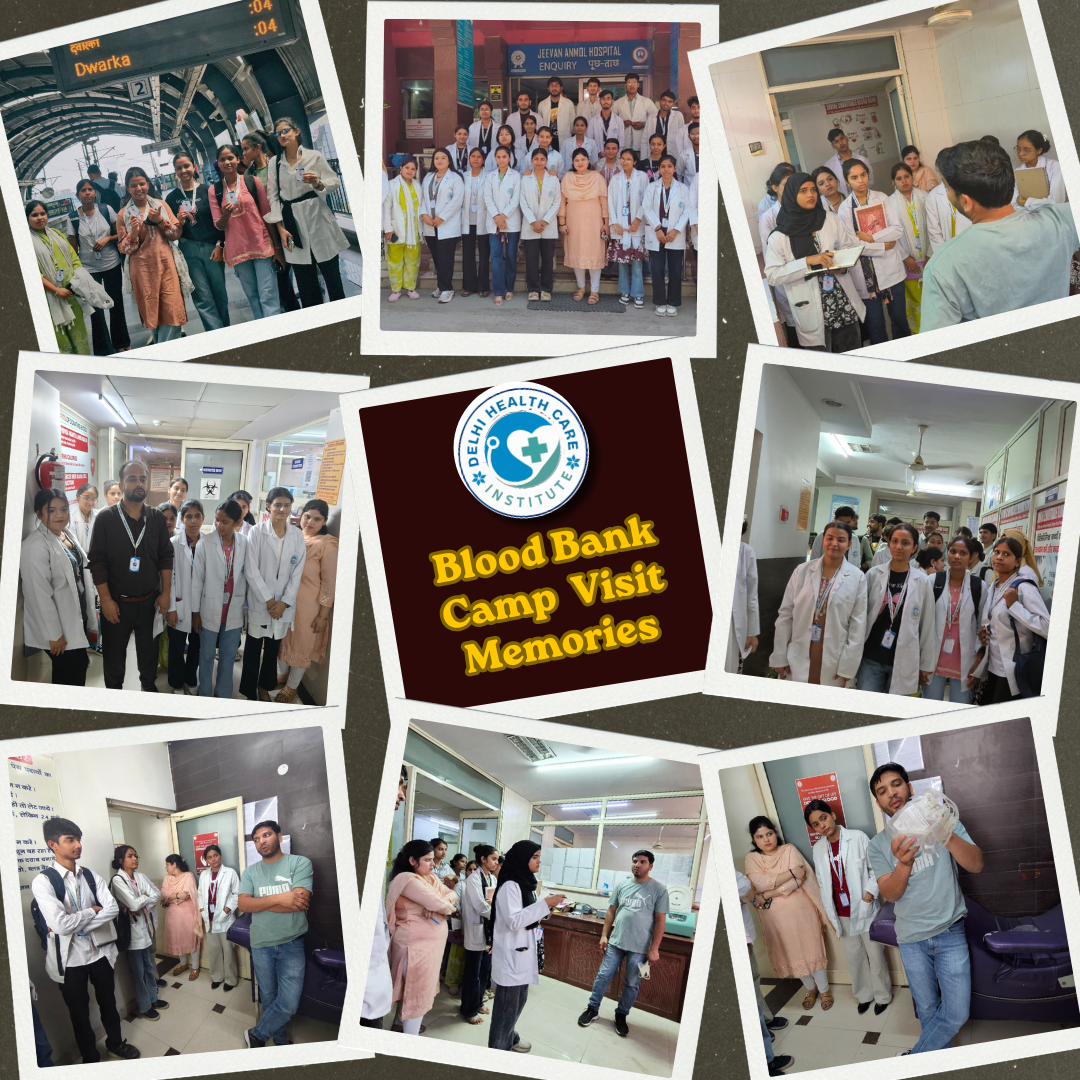 Dhci student go to visit for blood bank 